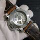 Copy Panerai Luminor GMT SS Brown Leather Strap Watch Pam578 (4)_th.jpg